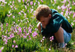 Child in Flowers
